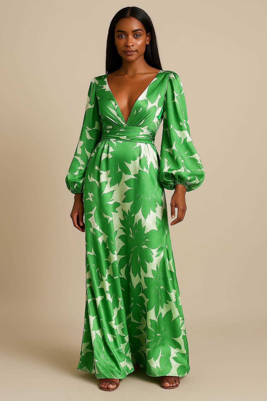Fashionable European-Style Dress