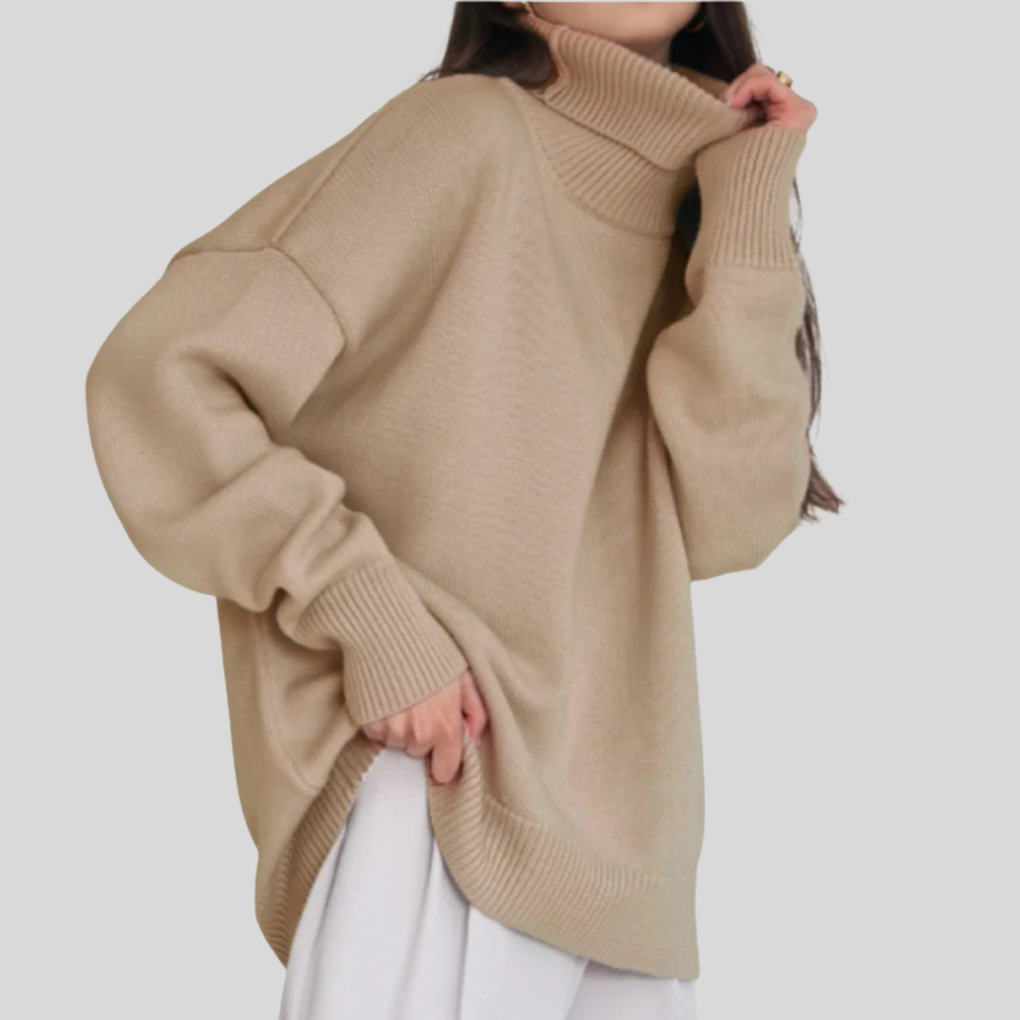 Modern Rollneck Sweater for Women – Elevated Cold-Weather Layer