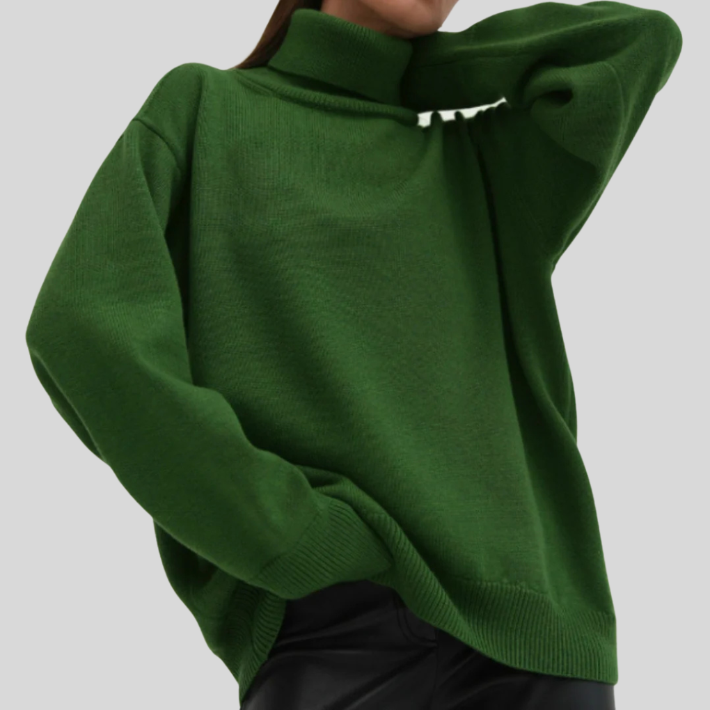 Modern Rollneck Sweater for Women – Elevated Cold-Weather Layer