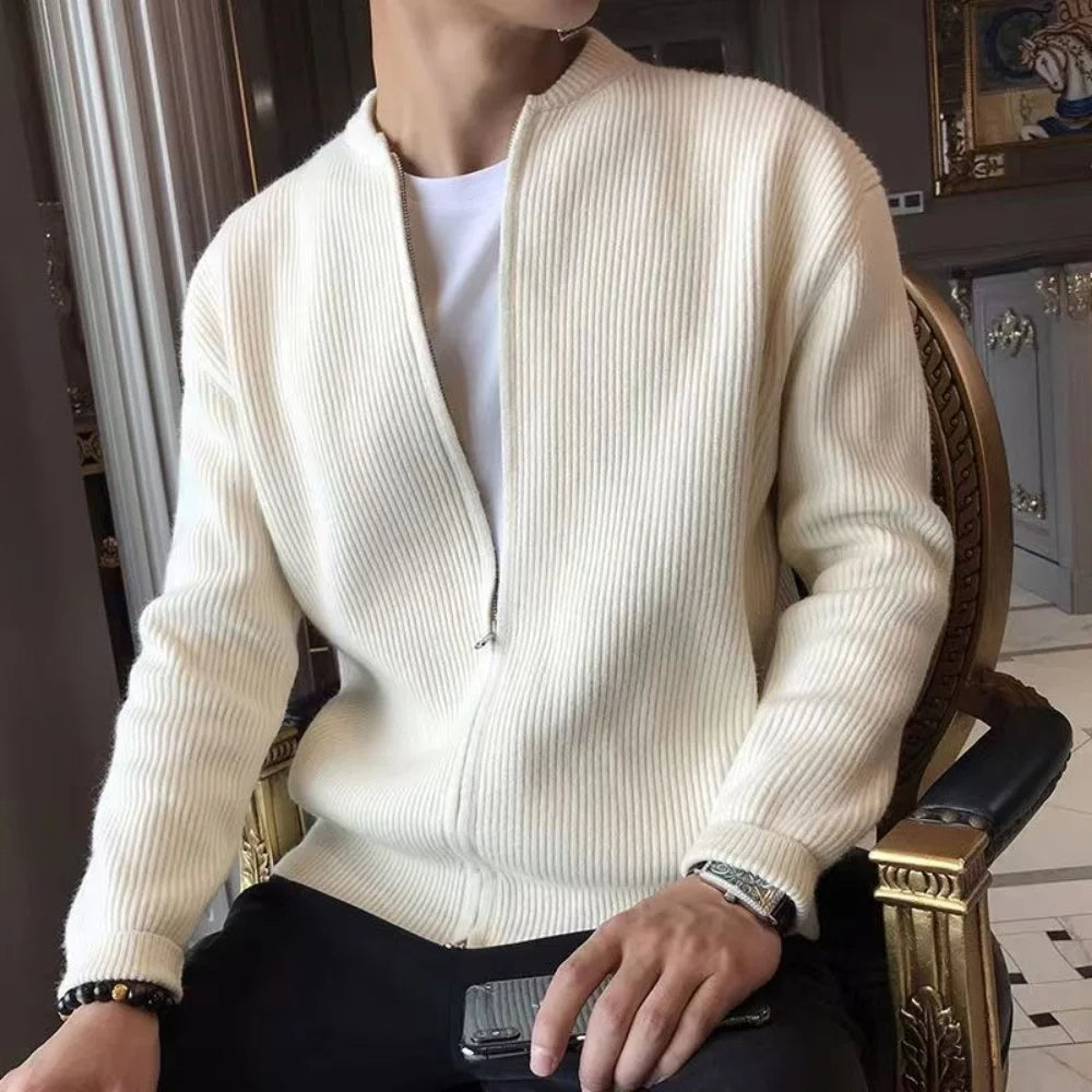 Warm and Stylish Knitted Men's Cardigan