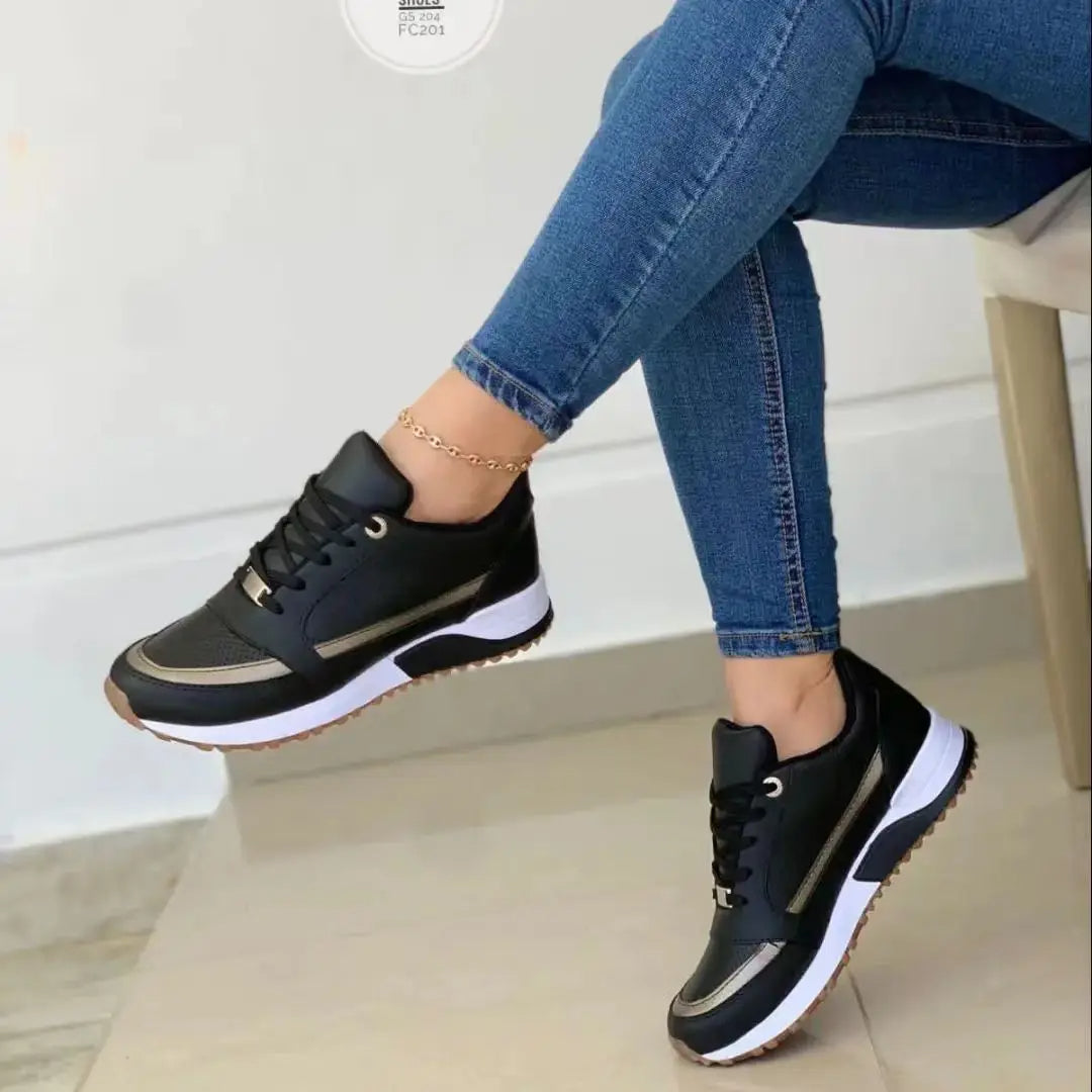 Womens mesh patchwork sneakers