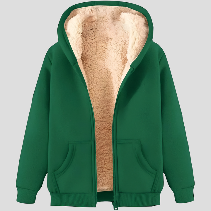 Warmth Men’s Fleece-Lined Winter Hoodie Jacket