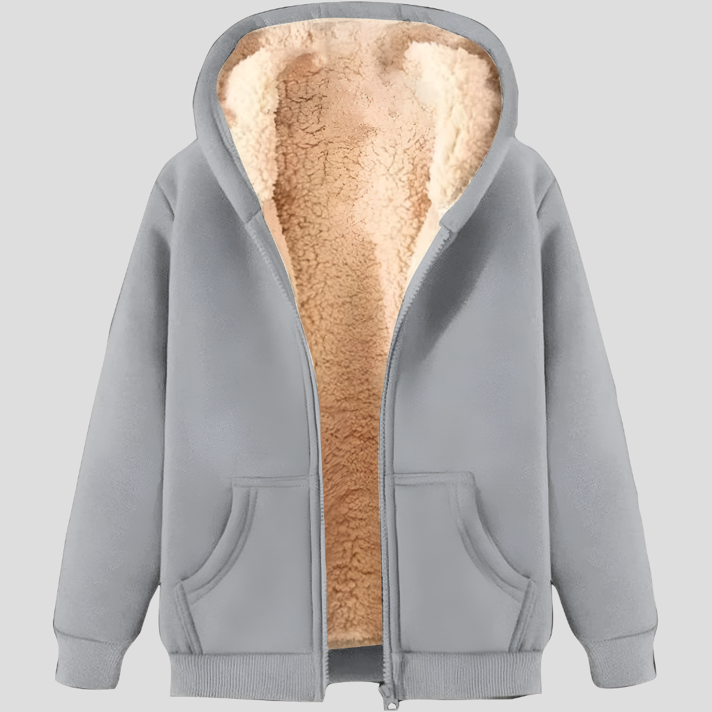 Warmth Men’s Fleece-Lined Winter Hoodie Jacket
