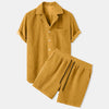 BreezeSet – Men's Corduroy Shorts Set