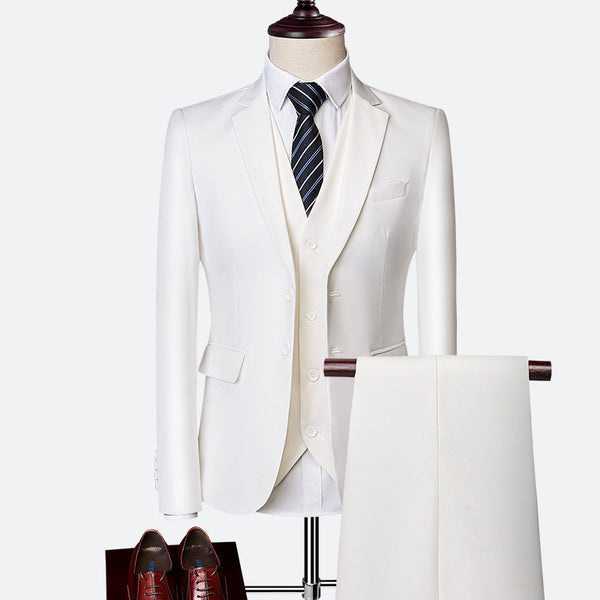 Luxe 3-delig Slim Fit Pak voor Heren