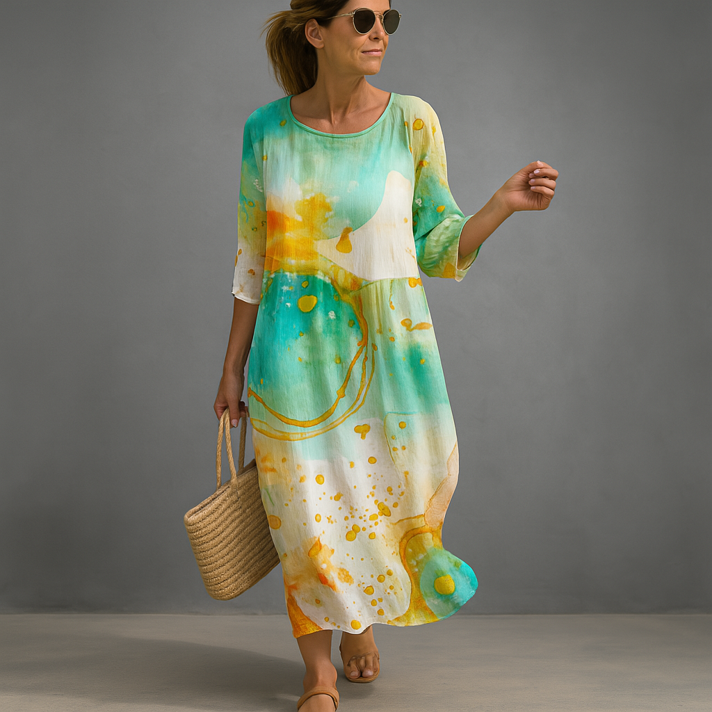 Women’s Elegant Floral Summer Dress