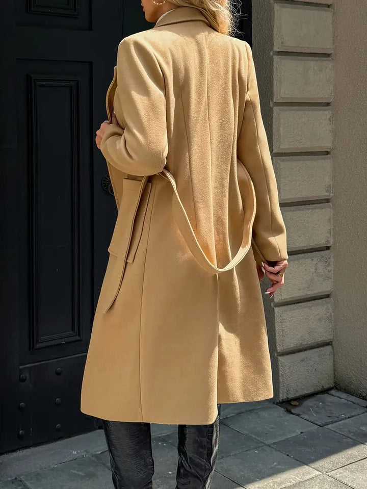Coat with Belt for Women