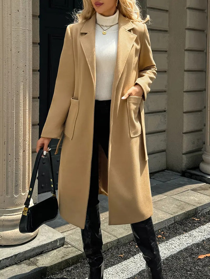 Coat with Belt for Women