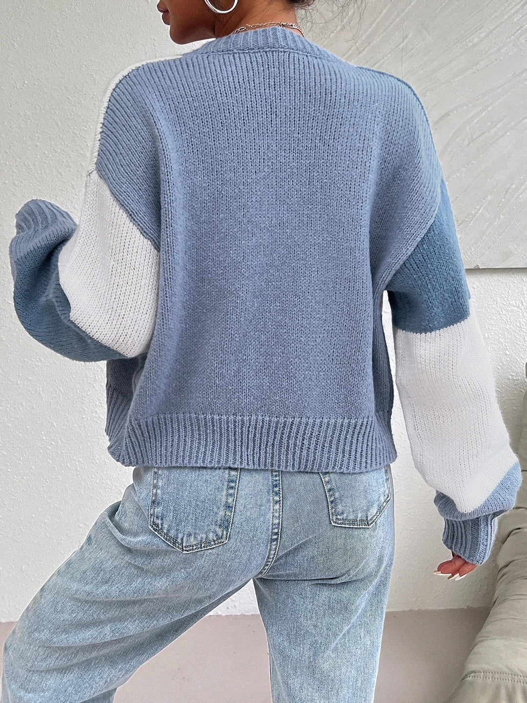 Color Block Sweater for Women