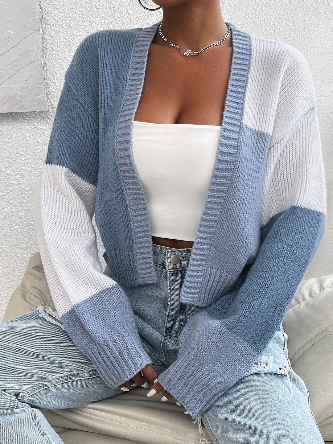 Color Block Sweater for Women