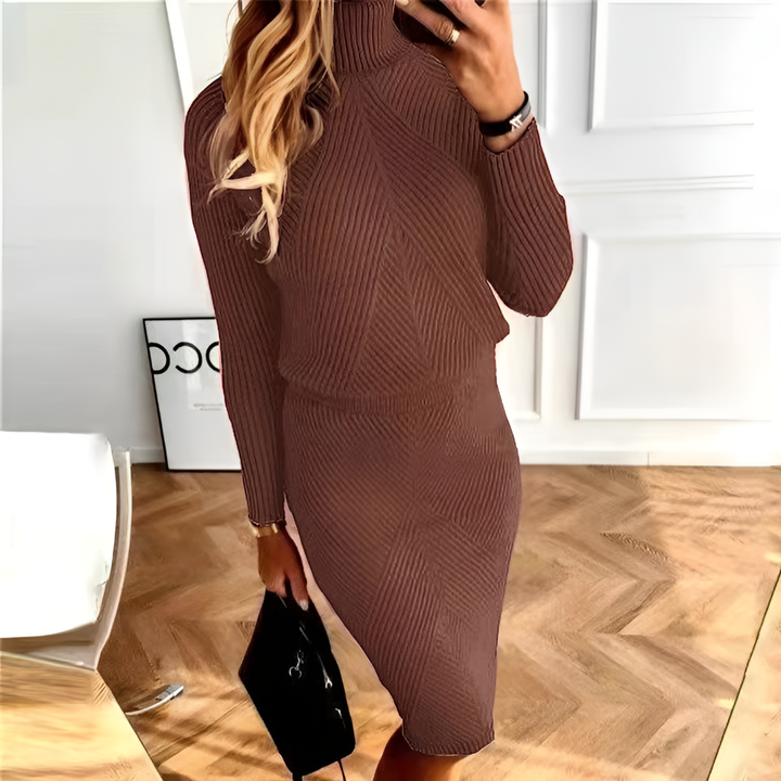 Women’s Knit Pullover Dress – Cozy Style with Everyday Warmth