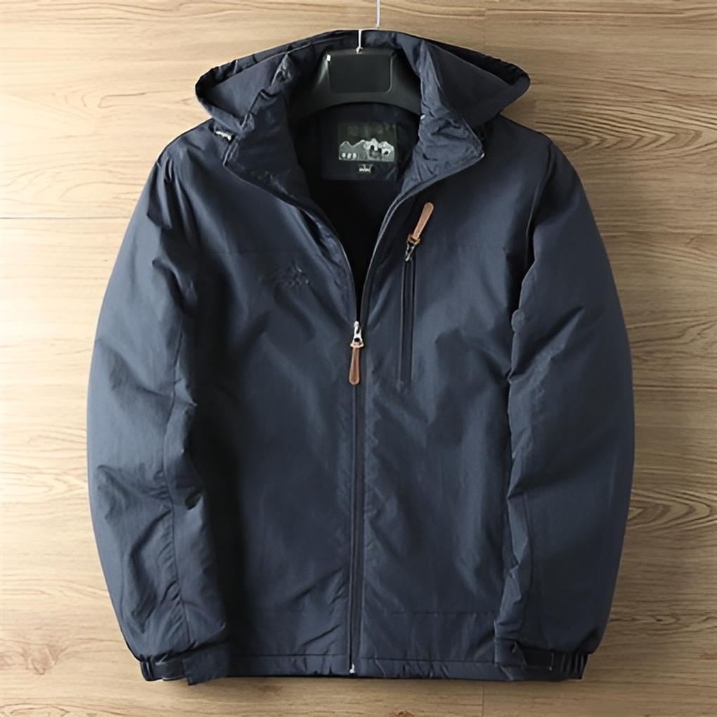 Men’s Waterproof Breathable Outdoor Jacket with Hood