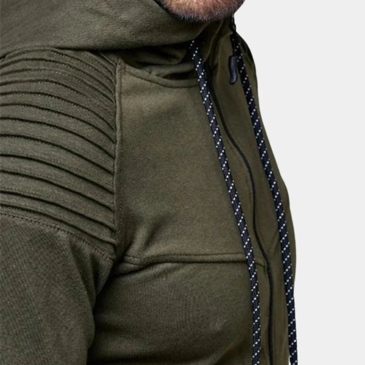 Men's Tracksuit with Soft Cotton Blend and Functional Details