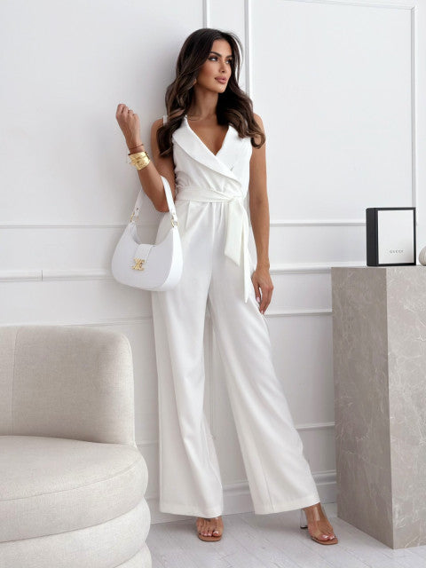 Sleeveless and Sophisticated Fit Jumpsuit