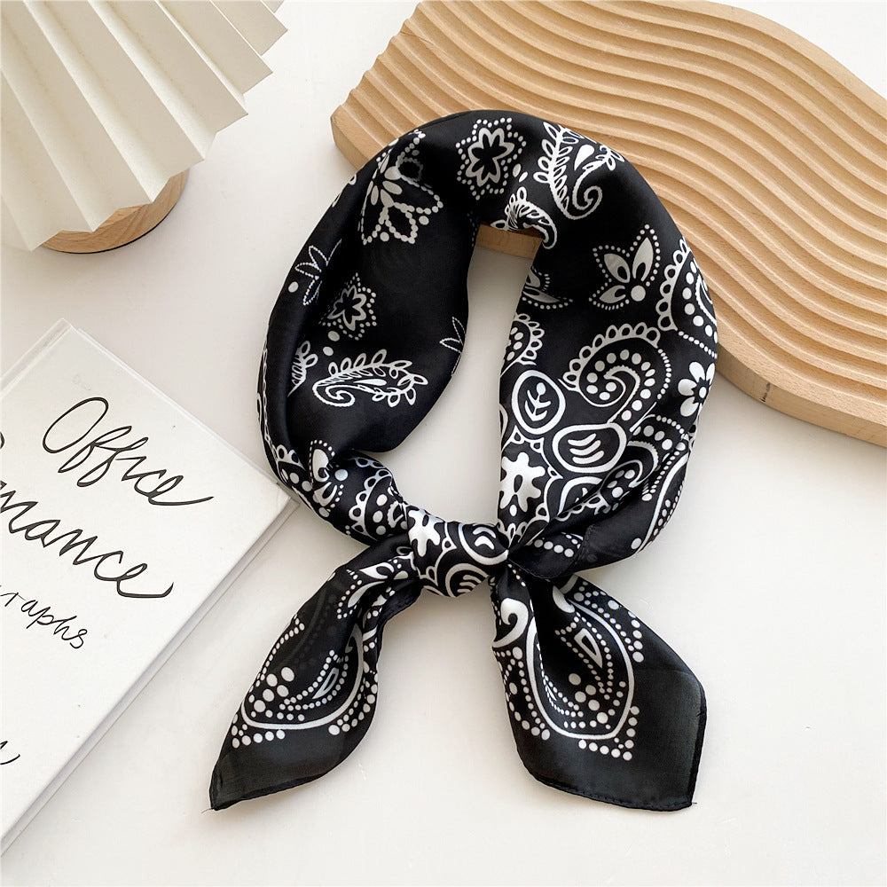 Women's Satin Printed Scarf