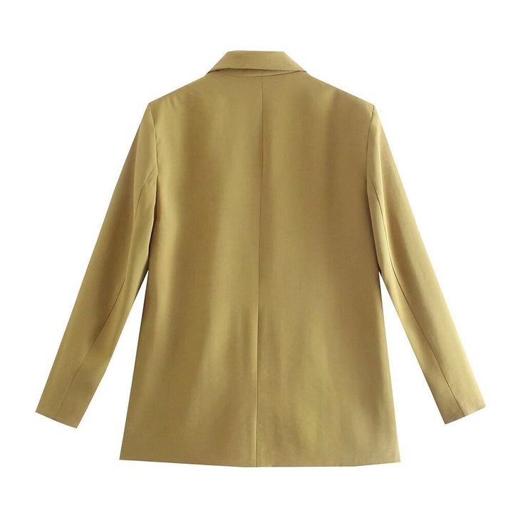 Elegante Double-Breasted Blazer voor Dames