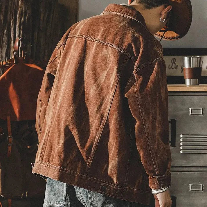 Denim Men's Jacket Classic Style Meets Modern Comfort