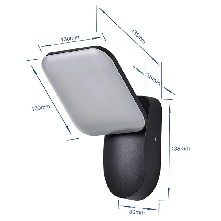 Waterproof Outdoor Wall Light with PIR Motion Sensor (12W) – Smart Illumination for Enhanced Security