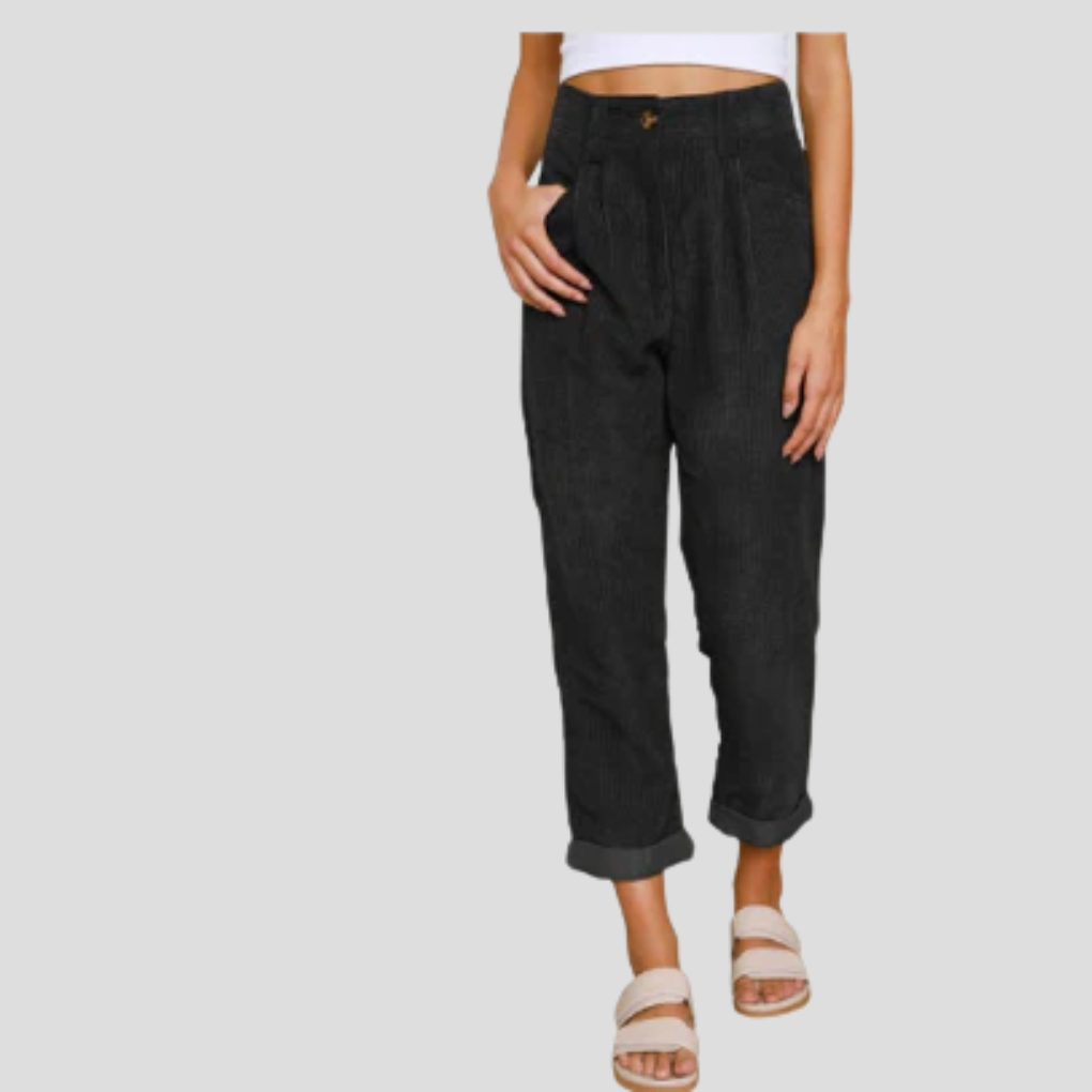 Stylish Corduroy Trousers – Casual Flair with Texture