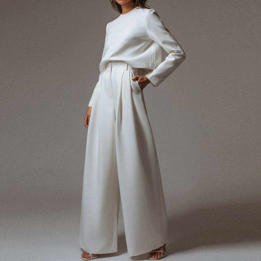 Elegant Two-Piece Palazzo Set