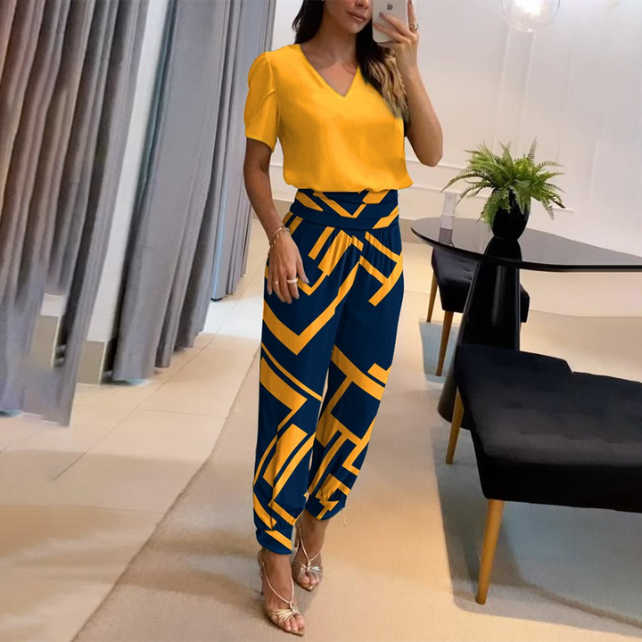 Tabea – Stylish Printed Chic Jumpsuit for Women