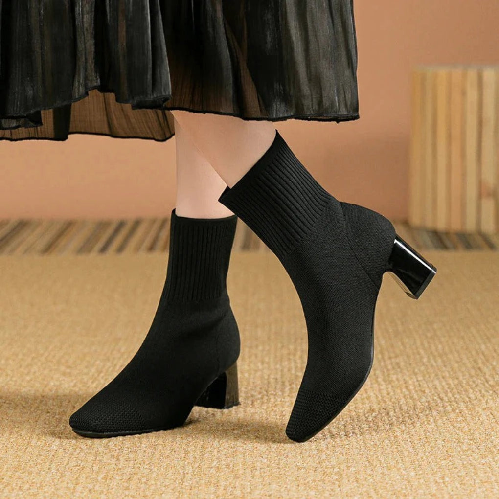 Modern Comfort Edge Women's Knitted Sock Boots