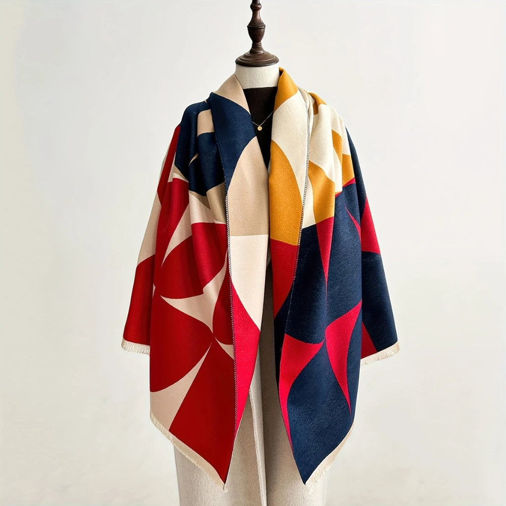 Reversible Poncho Scarf