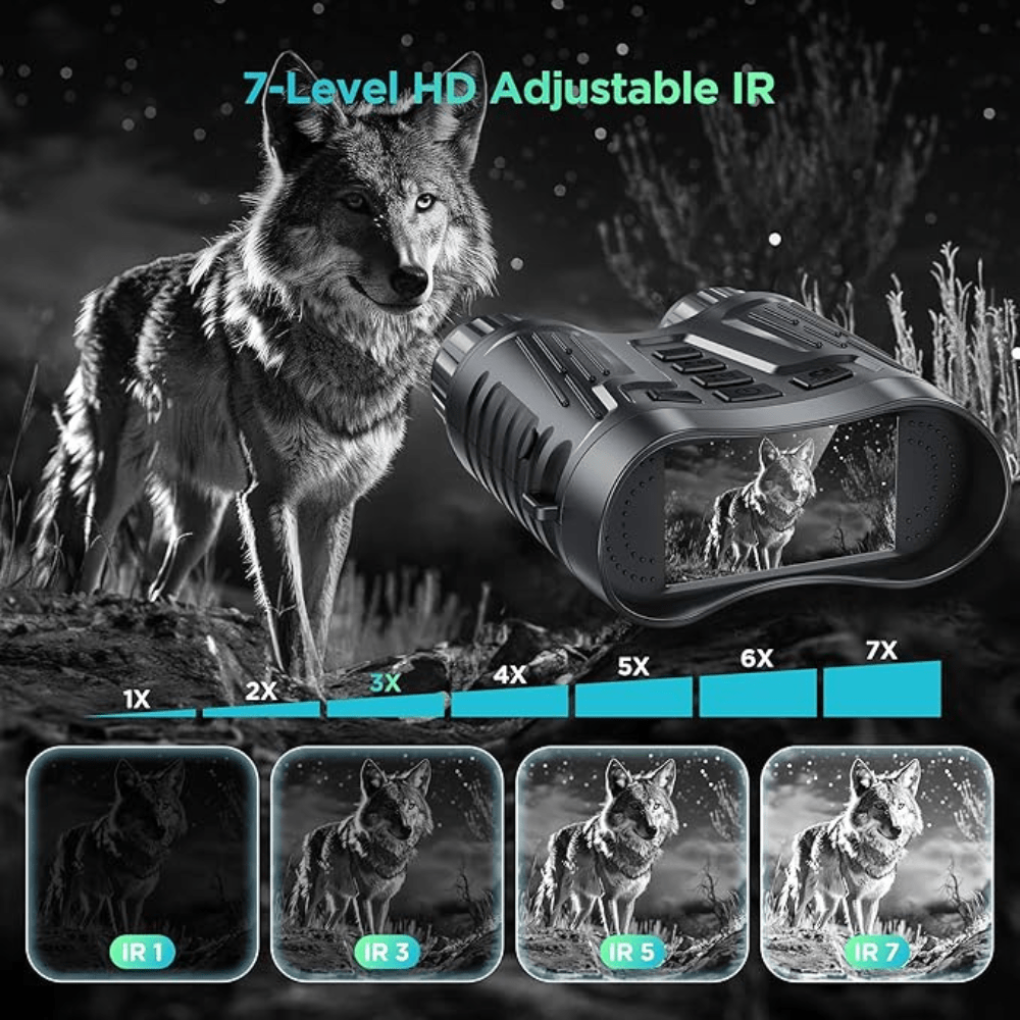 Ultra HD Night Vision IR Binoculars - Night Vision Binoculars - Wild Eye Vision